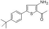 structure of CAS# 306935-12-6, 1-{3-Amino-5-[4-(Tert-Butyl)Phenyl]-2-Thienyl}Ethan-1-One;1-{3-Amino-5-[4-(Tert-Butyl)Phenyl]Thiophene-2-Carboxamide;1-[3-AMINO-5-[4-(TERT-BUTYL)PHENYL]-2-THIENYL]ETHAN-1-ONE;2-ACETYL-3-AMINO-5-(4-TERT-BUTYLPHENYL)THIOPHENE