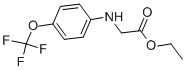 structure of CAS# 306935-79-5, Ethyl 2-[4-(Trifluoromethoxy)Anilino]Acetate;ETHYL ([4-(TRIFLUOROMETHOXY)PHENYL]AMINO)ACETATE;ETHYL 2-[4-(TRIFLUOROMETHOXY)ANILINO]ACETATE;Ethyl-2-[4-(Trifluoromethoxy)Aniline]Acetate