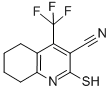 结构式 CAS# 306935-92-2, 2-巯基-4-(三氟甲基)-5,6,7,8-四氢喹啉-3-甲腈