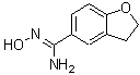 结构式 CAS# 306936-07-2, N'-羟基-2,3-二氢-1-苯并呋喃-5-甲脒
