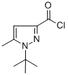 structure of CAS# 306936-94-7, 1-(Tert-Butyl)-5-Methyl-1H-Pyrazole-3-Carbonyl Chloride;1H-Pyrazole-3-Carbonyl Chloride, 1-(1,1-Dimethylethyl)-5-Methyl- (9CI);1-(TERT-BUTYL)-5-METHYL-1H-PYRAZOLE-3-CARBONYL CHLORIDE