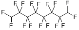 structure of CAS# 307-99-3, 1H,8H-Perfluorooctane;Octane,1,8-Dihydrohexadecafluoro-;1,8-Dihydrohexadecafluorooctane;1H,8H-HEXADECAFLUOROOCTANE