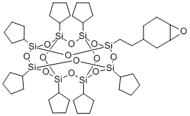 CAS#: 307496-16-8， 1-[2-(3,4-Epoxycyclohexyl)ethyl]-3,5,7,9,11,13,15-heptacyclopentylpentacyclo[9.5.1.13,9.15,15.17,13]octasiloxane
