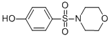 structure of CAS# 3077-65-4, 4-(Morpholine-4-Sulfonyl)-Phenol
