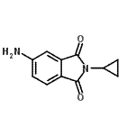structure of CAS# 307990-29-0, 5-Amino-2-Cyclopropyl-1H-Isoindole-1,3(2H)-Dione;5-amino-2-cyclopropylbenzo[c]azoline-1,3-dione;MFCD09971269