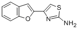 structure of CAS# 3084-04-6, 4-Benzofuran-2-Yl-1,3-Thiazol-2-Amine;4-(Benzofuran-2-Yl)Thiazol-2-Amine;4-(2-Benzofuranyl)-2-Thiazolamine;[4-(Benzofuran-2-Yl)Thiazol-2-Yl]Amine