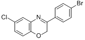 structure of CAS# 309263-43-2, 3-(4-Bromophenyl)-6-chloro-2H-1,4-benzoxazine;3-(4-BROMOPHENYL)-6-CHLORO-2H-1 4-BENZO&