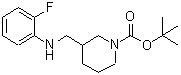 CAS#: 309747-94-2， 2-Methyl-2-Propanyl 3-{[(2-Fluorophenyl)Amino]Methyl}-1-Piperidinecarboxylate