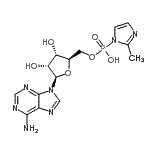 CAS#: 31008-65-8， 5'-O-[Hydroxy(2-Methyl-1H-Imidazol-1-Yl)Phosphoryl]Adenosine