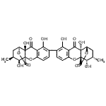 CAS#: 3101-51-7， (1S,1'S,10R,10'R,11S,11'S,13S,13'S,14S,14'S)-7,7',10,10',14,14'-Hexahydroxy-13,13'-Dimethyl-6,6'-Bi(2,16-Dioxatetracyclo[9.3.2.0<Sup>1,10</Sup>.0<Sup>3,8</Sup>]Hexadecane)-3,3',5,5',7,7'-Hexaene-9,9',15,15'-Tetrone