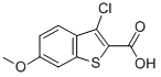 structure of CAS# 310390-60-4, 3-Chloro-6-Methoxybenzo[b]Thiophene-2-Carboxylicacid
