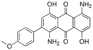 CAS#: 31288-44-5， 1,5-Diamino-4,8-Dihydroxy(4-Methoxyphenyl)Anthraquinone