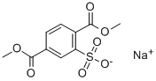 structure of CAS# 31314-30-4, 2-Sulfo-1,4-Benzenedicarboxylic Acid 1,4-Dimethyl Ester Sodium Salt;2-SULFO-1,4-BENZENEDICARBOXYLIC ACID 1,4-DIMETHYL ESTER SODIUM SALT
