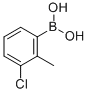 结构式 CAS# 313545-20-9, 3-氯-2-甲基苯硼酸