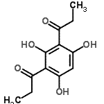 CAS 登录号：3145-11-7， 1,1'-(2,4,6-三羟基-1,3-亚苯基)二(1-丙酮)