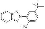 结构式 CAS# 3147-76-0, 2-(5-叔丁基-2-羟基苯基)苯并三唑