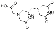 结构式 CAS# 3148-72-9, 1,3-二氨基-2-丙醇-N,N,N',N'-四乙酸