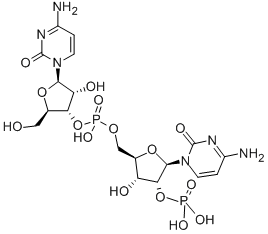 CAS#: 3150-34-3， 1,2-Bis[(2S,3S,4R,5R)-5-(4-Amino-2-Oxopyrimidin-1-Yl)-3,4-Dihydroxyoxolan-2-Yl]Ethyl Phosphono Hydrogen Phosphate