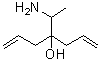 structure of CAS# 315248-78-3, 4-(1-Aminoethyl)-1,6-Heptadien-4-Ol;4-(1-aminoethyl)-1,6-heptadien-4-ol;4-(1-Amino-ethyl)-hepta-1,6-dien-4-ol;4-(aminoethyl)hepta-1,6-dien-4-ol