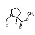 CAS 登录号：3154-58-3， 甲基(2S)-1-甲酰基吡咯烷-2-羧酸酯
