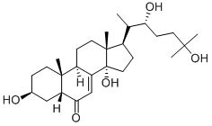 CAS#: 31575-91-4， (3S,5R,9R,10R,13R,17R)-17-[(2S,3R)-3,6-Dihydroxy-6-Methylheptan-2-Yl]-3,14-Dihydroxy-10,13-Dimethyl-2,3,4,5,9,11,12,15,16,17-Decahydro-1H-Cyclopenta[a]Phenanthren-6-One