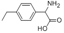 structure of CAS# 318270-08-5, Amino-(4-Ethyl-Phenyl)-Acetic Acid;2-AMINO-2-(4-ETHYLPHENYL)ACETIC ACID;AMINO-(4-ETHYL-PHENYL)-ACETIC ACID