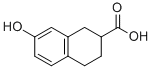 结构式 CAS# 31846-36-3, 7-羟基-1,2,3,4-四氢-萘-2-羧酸