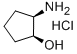 structure of CAS# 31889-37-9, cis-2-Amino-Cyclopentanol Hydrochloride;(1R,2S)-2-Aminocyclopentanol Hydrochloride;CIS-2-AMINO-CYCLOPENTANOL HYDROCHLORIDE