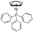 structure of CAS# 31904-79-7, Chloro(Cyclopentadienyl)(Triphenylphosphine)Nickel(II);Chloro(Cyclopentadienyl)(Triphenylphosphine)Nickel(Ⅱ) ,97%;Chloro(Cyclopentadienyl)(Triphenylphosphine)Nickel(II),97%;CHLORO(CYCLOPENTADIENYL)(TRIPHENYLPHOSPHINE)NICKEL(II)