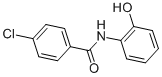 structure of CAS# 31913-75-4, 4-Chloro-2''-Hydroxybenzanilide;4-Chloro-N-(2-Hydroxyphenyl)Benzamide, 99%;4-CHLORO-2''-HYDROXYBENZANILIDE