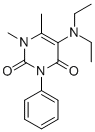 CAS 登录号：31991-99-8， 5-二乙基氨基-1,6-二甲基-3-苯基嘧啶-2,4-二酮