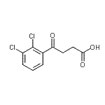 结构式 CAS# 32003-41-1, 4-(2,3-二氯苯基)-4-氧代丁酸