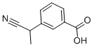 结构式 CAS# 320730-08-3, 3-(1-氰基乙基)苯甲酸