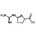 CAS#: 32132-65-3， 2-Carbamimidamido-4,5-dihydro-1,3-thiazole-4-carboxylic acid