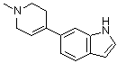 CAS 登录号：321744-85-8， 6-(1-甲基-1,2,3,6-四氢-4-吡啶基)-1H-吲哚