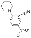 structure of CAS# 32188-75-3, 5-Nitro-2-Piperidinobenzenecarbonitrile;5-NITRO-2-PIPERIDINOBENZENECARBONITRILE;5-Nitro-2-Piperidin-1-Ylbenzonitrile
