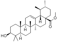 structure of CAS# 32208-45-0, Ursolic Acid Methyl Ester;10-Hydroxy-2,2,6A,6B,9,9,12A-Heptamethyl-1,3,4,5,6,6A,7,8,8A,10,11,12,13,14B-Tetradecahydropicene-4A-Carboxylic Acid Methyl Ester