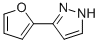 structure of CAS# 32332-98-2, 3-(2-Furyl)-1H-pyrazole;3-(2-Furyl)-1H-Pyrazole(SALTDATA: FREE);1H-Pyrazole, 3-(2-Furanyl)-;3-Fur-2-Yl-1H-Pyrazole