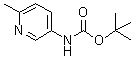 structure of CAS# 323578-37-6, (6-Methyl-3-Pyridinyl)-Carbamic Acid 1,1-Dimethylethyl Ester;Carbamic Acid, (6-Methyl-3-Pyridinyl)-, 1,1-Dimethylethyl Ester (9CI);Tert-Butyl 6-Methylpyridin-3-Ylcarbamate