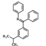 CAS 登录号：32388-75-3， (E)-1-(3-异丙基苯基)-N,1-二苯基甲亚胺