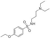 CAS#: 32410-93-8， N-(3-Diethylaminopropyl)-4-Ethoxybenzenesulfonamide
