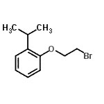 结构式 CAS# 3245-44-1, 1-(2-溴乙氧基)-2-异丙基苯
