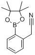 structure of CAS# 325141-71-7, (2-Cyanomethylphenyl)Boronic Acid, Pinacol Ester;2-(Cyanomethyl)Benzeneboronic Acid, Pinacol Ester 97%;2-(CYANOMETHYL)BENZENEBORONIC ACID, PINACOL ESTER;(2-CYANOMETHYLPHENYL)BORONIC ACID, PINACOL ESTER