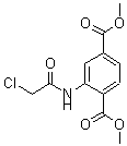 结构式 CAS# 325763-68-6, 2-[(氯乙酰基)氨基]对苯二甲酸二甲酯