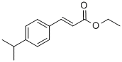 结构式 CAS# 32580-69-1, (E)-3-(4-丙-2-基苯基)丙-2-烯酸乙酯