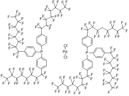 CAS#: 326475-44-9， Dichlorobis[tris[4-(heptadecafluorooctyl)phenyl]phosphine-kP]-Palladium