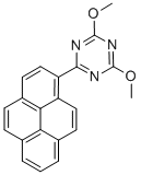 CAS#: 3271-22-5， 2,4-Dimethoxy-6-Pyren-1-Yl-1,3,5-Triazine