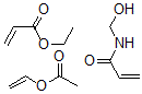 CAS#: 32875-87-9， Vinyl acetate, ethyl acrylate, N-methylolacrylamide polymer