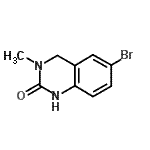 structure of CAS# 328956-24-7, 6-Bromo-3-Methyl-3,4-Dihydro-2(1H)-Quinazolinone;6-bromo-3-methyl-1,3,4-trihydroquinazolin-2-one;6-Bromo-3-methyl-1,4-dihydroquinazolin-2-one;6-bromo-3-methyl-3,4-dihydro-2(1H)-quinazolinone
