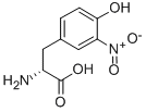 structure of CAS# 32988-39-9, 3-Nitro-D-Tyrosine;(R)-2-AMINO-3-(4-HYDROXY-3-NITRO-PHENYL)-PROPIONIC ACID;(R)-2-Amino-3-(4-Hydroxy-3-Nitrophenyl)Propanoic Acid;D-(3-NITRO-4-HYDROXY)PHENYLALANINE